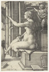 Rättvisa Iusticia (titel på objekt) Seven Virtues (serietitel)