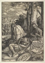 Simson och Delila, ca. 1514 .
