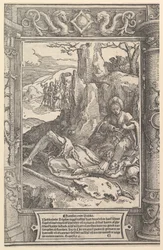 Simson och Delila, ca. 1517.