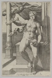 Temperance, från serien The Virtues, 1530.