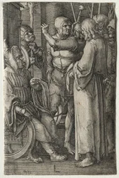 Passionen: Kristus före översteprästen, 1521.