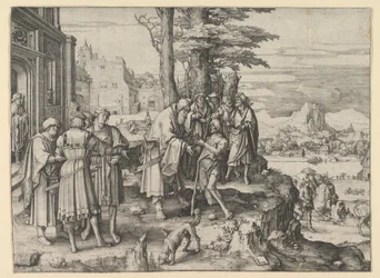 Den förlorade sonens återkomst, ca. 1510.