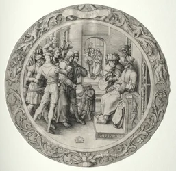 The Round Passion: Kristus framför översteprästen, 1509.