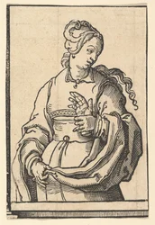 Tiburtine Sibyl, från serien Sibyll, ca. 1530.
