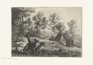 Landskap med hus och brunn Fem landskap (serietitel)