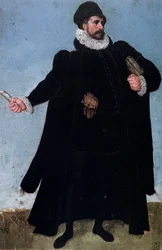 Studie av en kostym, 1500-talet.