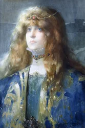 Porträtt av Sarah Bernhardt