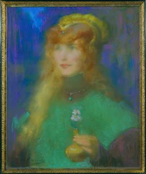 Prinsessa med orkidéer