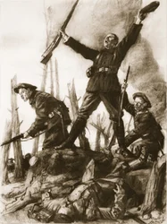På toppen av Hartmannswillerkopf