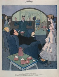 På hemmafronten, illustration från 