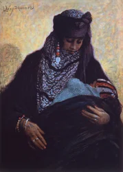 Algeriets moder (färglitografi)