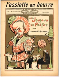 Omslag till "The Butter Plate" Satirical in Colors