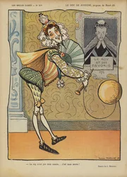 Hertigen av Joyeuse, Illustration för Le Rire
