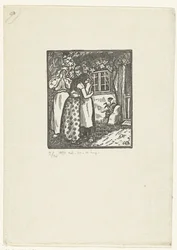 Ruth och Naomi kramar varandra