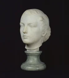 Chef för Jane Poupelet (1878-1932) 1897 (marmor)
