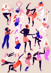 Roller Disco, 2015 (digital)