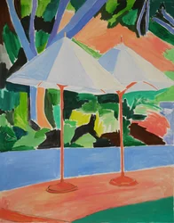 Umbrella, 2022 (olja på duk)