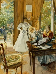 I salongen, 1897