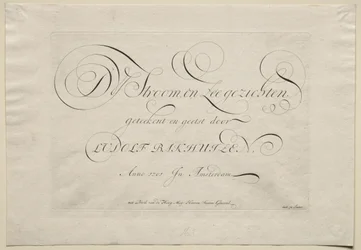 Floden IJ och havslandskapen, 1701.