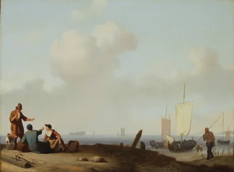 Fisherman  Pinks, ca 1660-1700 (olja på duk upplagd på panel)