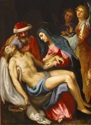 Pieta, Deploration (målning på duk)