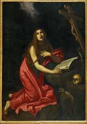 Heliga Maria Magdalena botgörare (målning på duk)