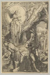 Uppståndelsen, från The Passion of Christ, ca. 1623.