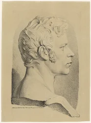 Porträttbyst av Karl Friedrich Schinkel