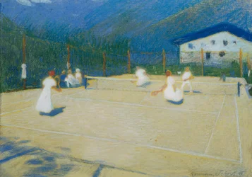 Tennisbana i Gossensass