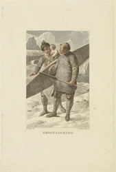 Invånare på Grönland Grönländare (titel på objekt)