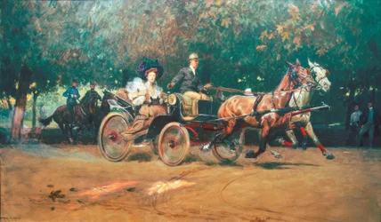 Fru Sacher i par