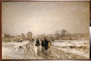 Återvänder från marknaden