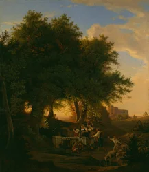 Fontänen vid Grottaferrata, 1832.