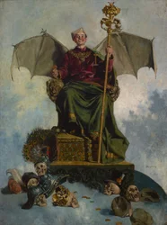 Allegori över Satan (världens herre), omkring 1900