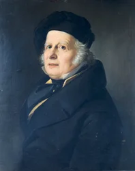 Porträtt av Luigi Chini, av Luigi Asioli (1817-1877)
