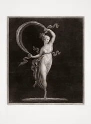 Dans. Graverad av Luigi Cunego. Design av Antonio Canova.