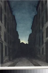 A Road Perspective (Akvarell, ca 1825)