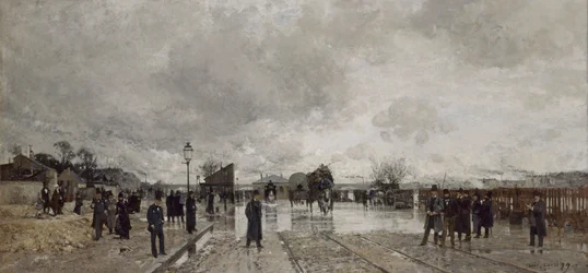 Ett hörn av Bercy under översvämningen