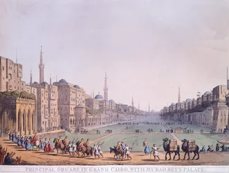 Cairo Main Square, av Luigi Mayer