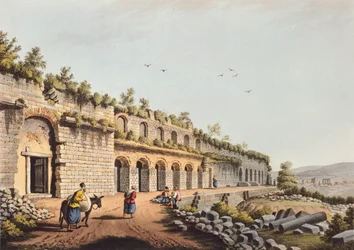 Stadion i Efesos av Luigi Mayer