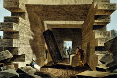 Interiör av Jupiters tempel