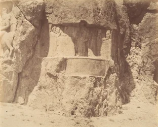 6 [Naksh-i Rustam, nära Persepolis], 1840-60-tal.