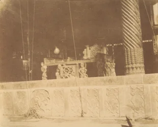 [Golestan Palace, Teheran, Iran] Takht-i Marmor, 1840-60-talet.