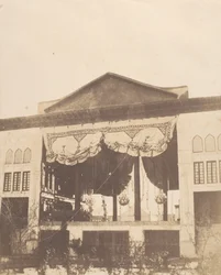 [Påfågeltronens sal, Teheran], 1858.
