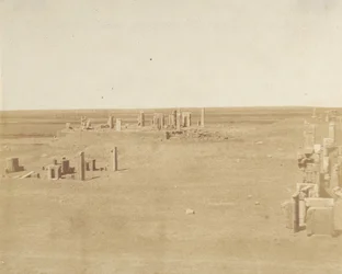 Översikt över Persepolis tagen från berget, 1858.