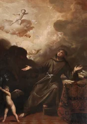 Sankt Antonius av Padua (1195-1231) (målning)