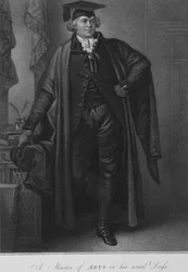 En magister i sin vanliga klädsel, 1796.
