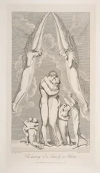 The Meeting of a Family in Heaven, från The Grave, en dikt av Robert Blair, 1 mars 1813.