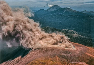 Vulkanen Momotombo i Nicaragua
