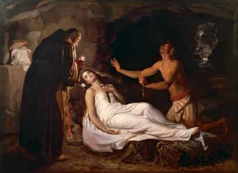 Atalas död,1800-talet (olja på duk)